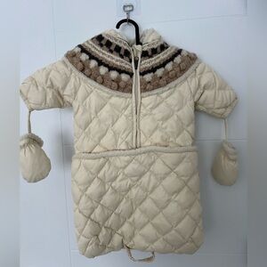 UGG Detachable Bunting Set – Cream / Beige – Baby